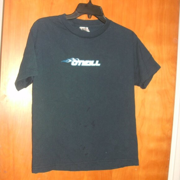 O'NEILL Surf Tee T Shirt  Navy Blue Cotton Short Sleeve Surfing Surfboards ~ L - Picture 2 of 2